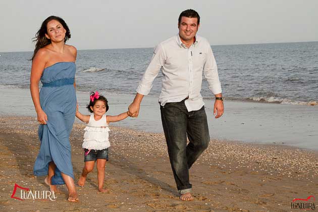 Reportaje de Fotos de Familia en la playa